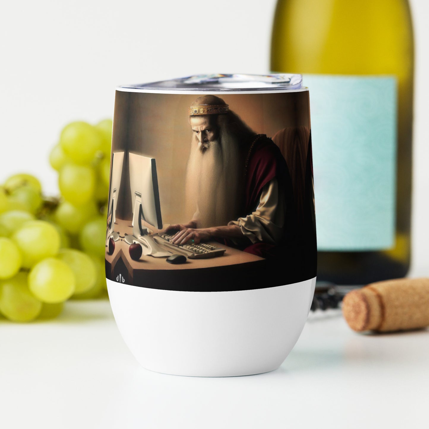 Wine Tumbler - The God Ball Originals by Chris Rabalais (2024)