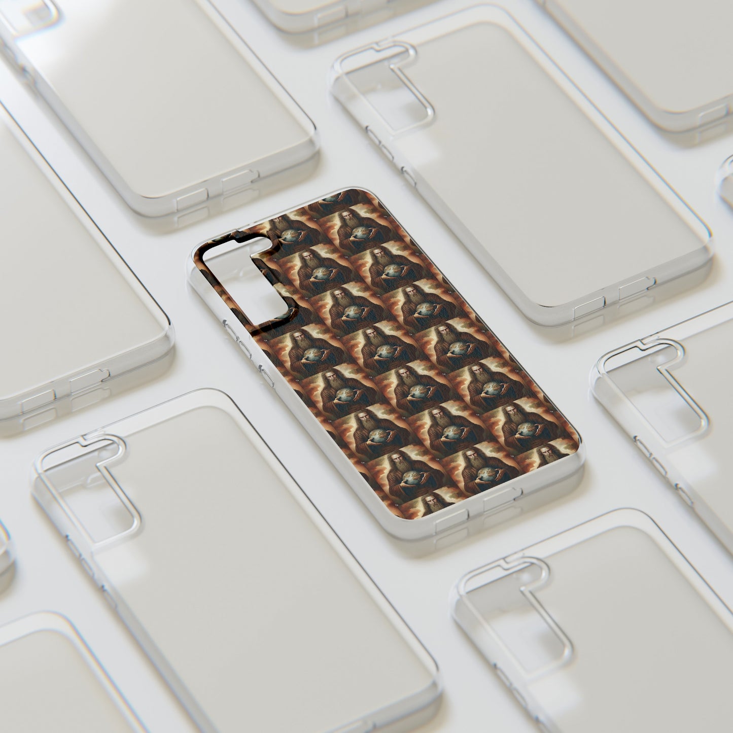 AImagination Collection Soft Phone Cases - "Yahweh's World" - The God Ball Originals by Chris Rabalais (2024)