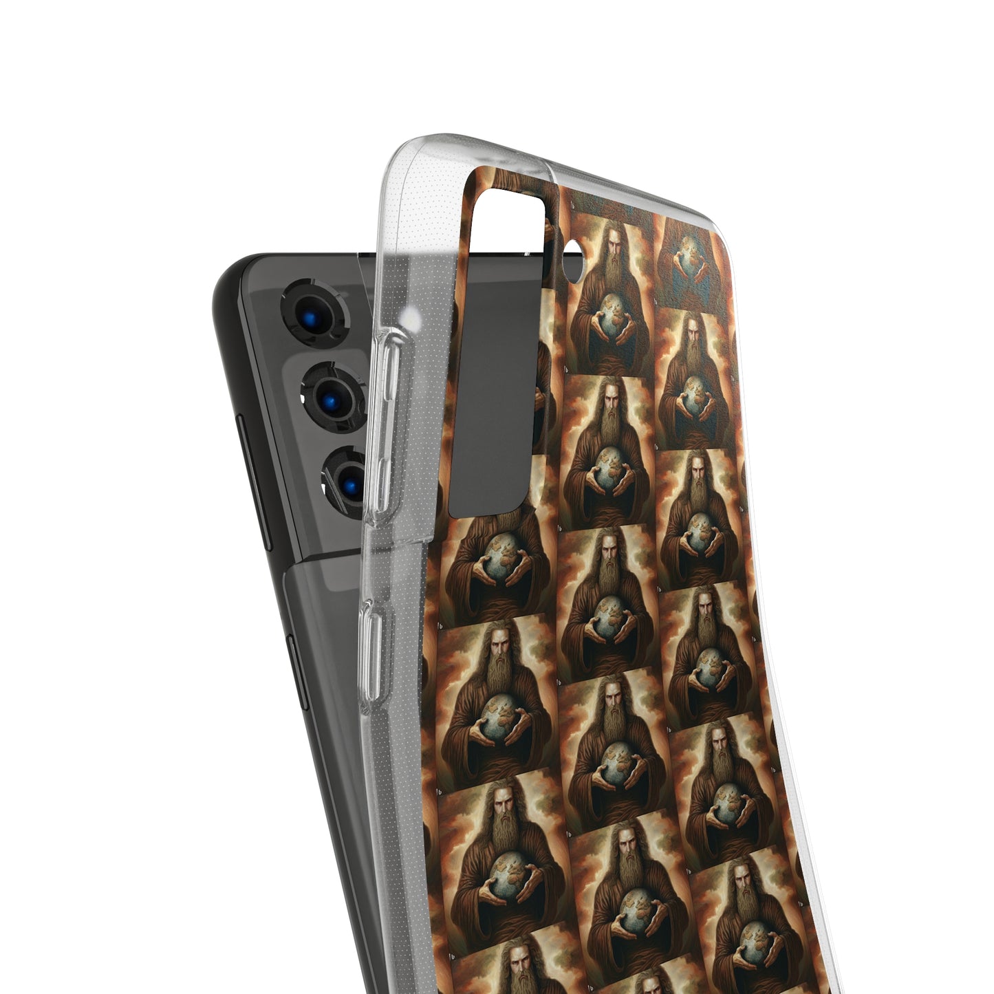 AImagination Collection Soft Phone Cases - "Yahweh's World" - The God Ball Originals by Chris Rabalais (2024)