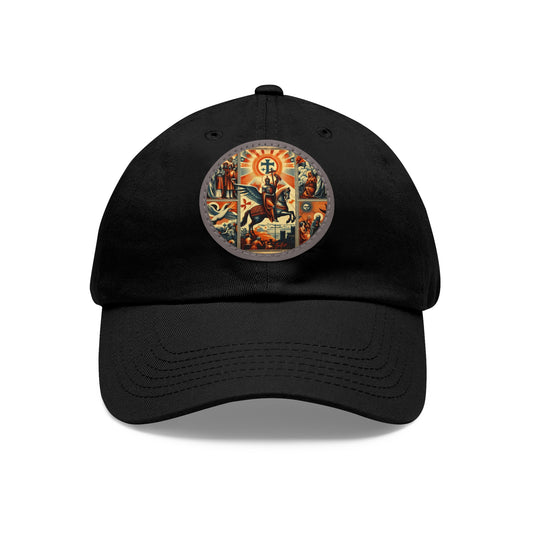 Mississippi Vintage Christian Crusader Campaign Hat - Chino Twill Leather Logo - 100% Charity - The God Vote Collection by Chris Rabalais