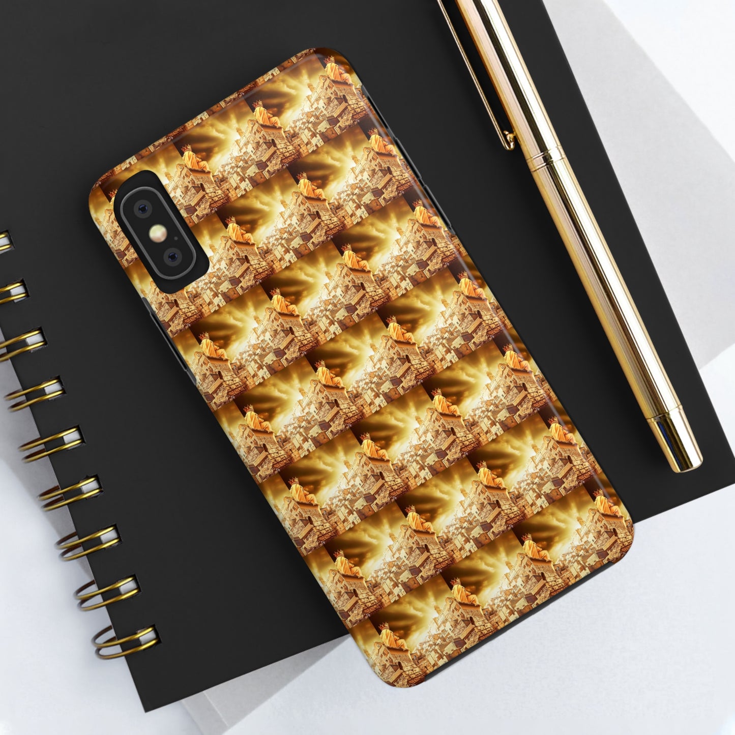 AImagination Collection Apple iPhone Tough Case - "The Golden Kingdom" - The God Ball Originals by Chris Rabalais