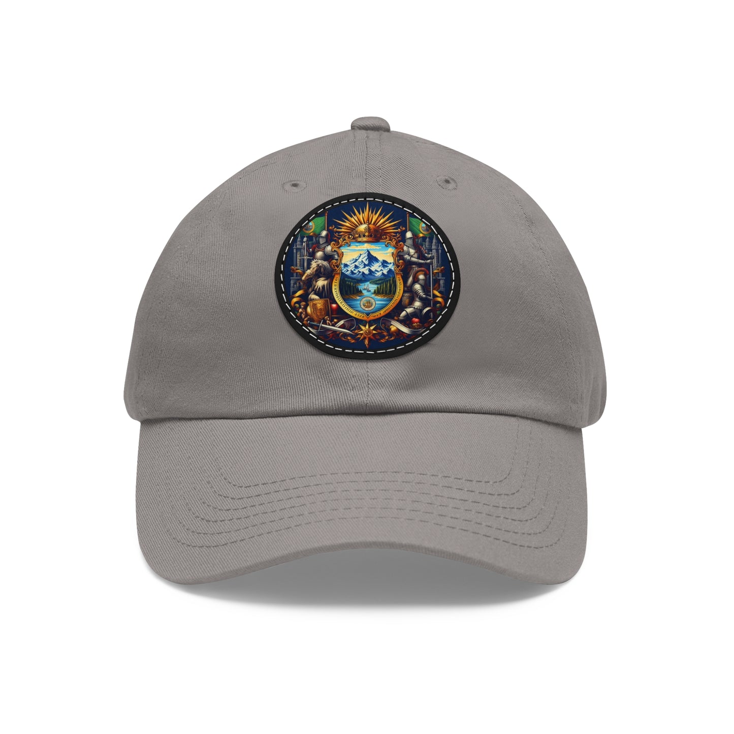 Washington Vintage Christian Crusader Campaign Hat - Chino Twill Leather Logo - 100% Charity - The God Vote Collection by Chris Rabalais