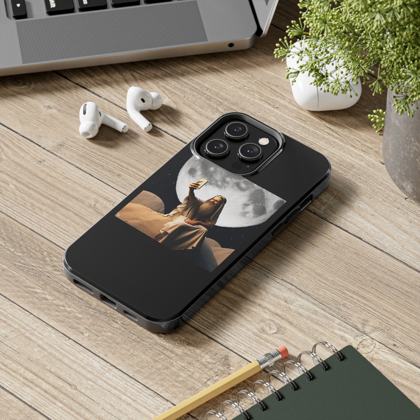 AImagination Collection iPhone Tough Case - "The Old and The New" - The God Ball Originals by Chris Rabalais (2024)