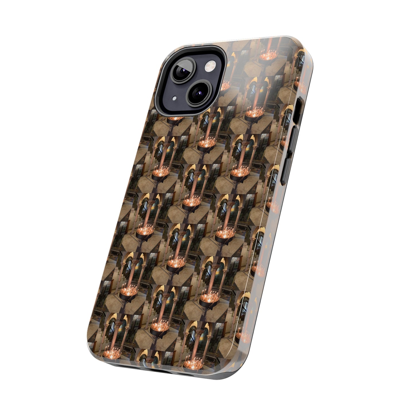 Holy Land Origins Apple iPhone Tough Case - Church of the Holy Sepulchre at Jerusalem - The God Ball Originals by Chris Rabalais (2024)