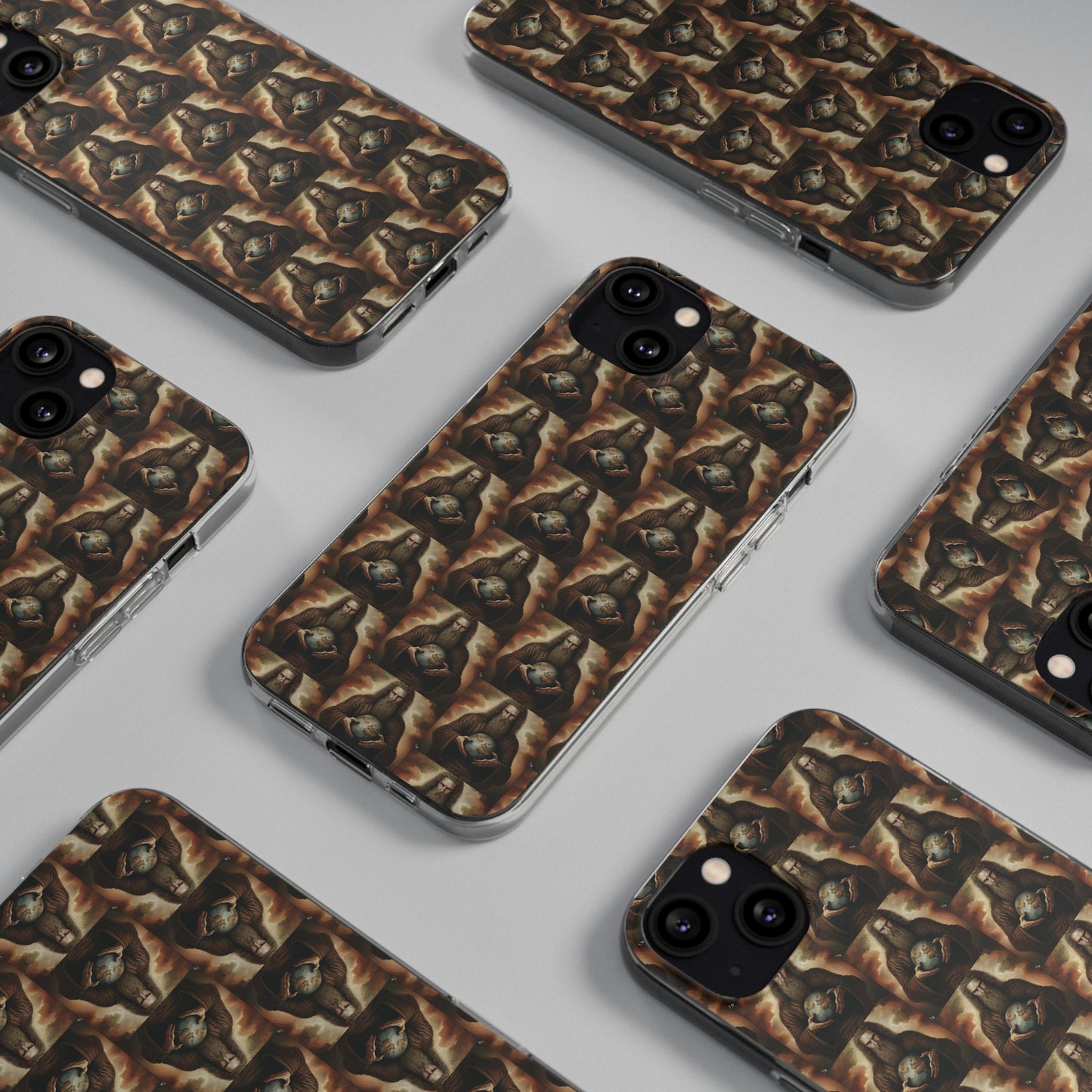 AImagination Collection Soft Phone Cases - "Yahweh's World" - The God Ball Originals by Chris Rabalais (2024)