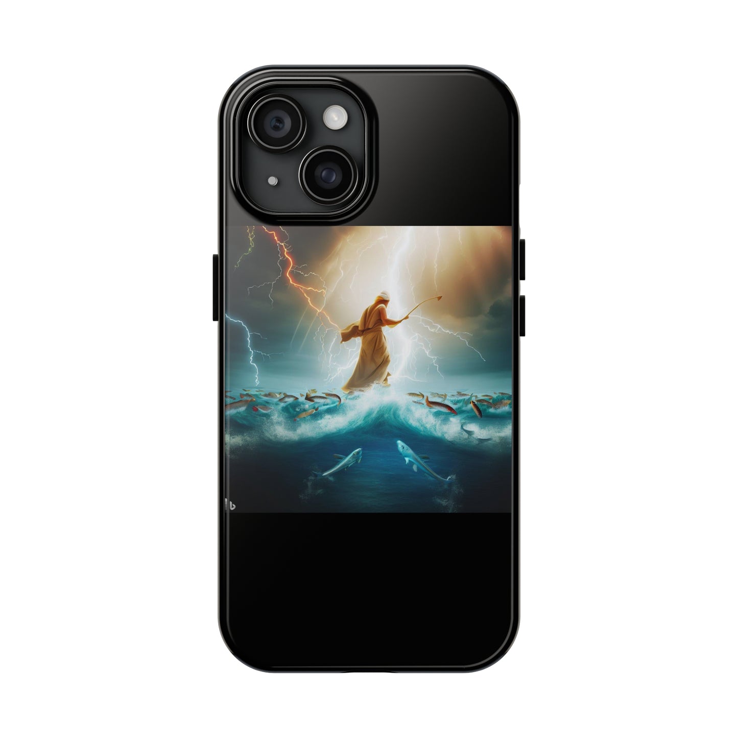 AImagination Collection iPhone Tough Case - "Fishing" - The God Ball Originals by Chris Rabalais (2024)