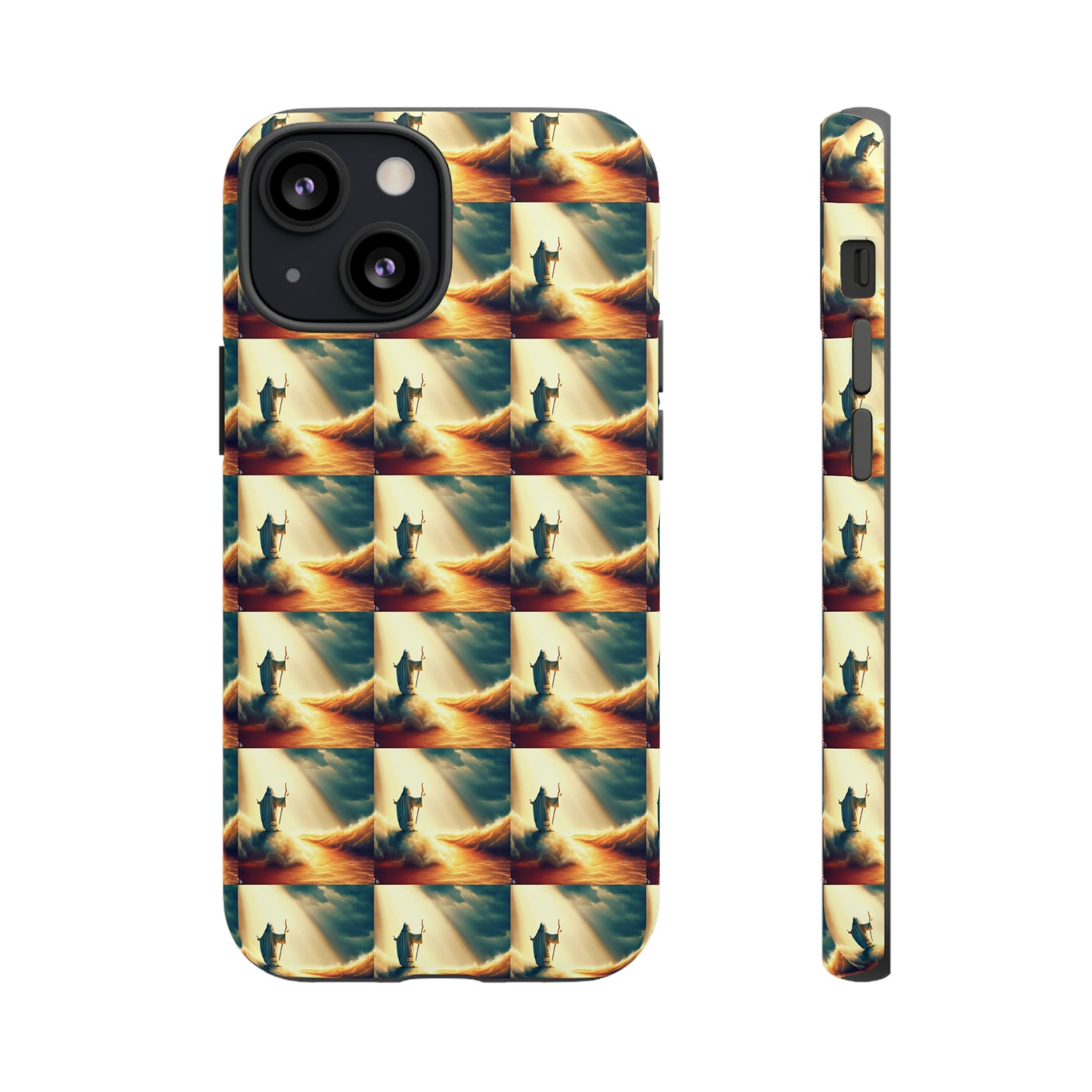 AImagination Collection iPhone Tough Case - "Parting the Sea" - The God Ball Originals by Chris Rabalais (2024)