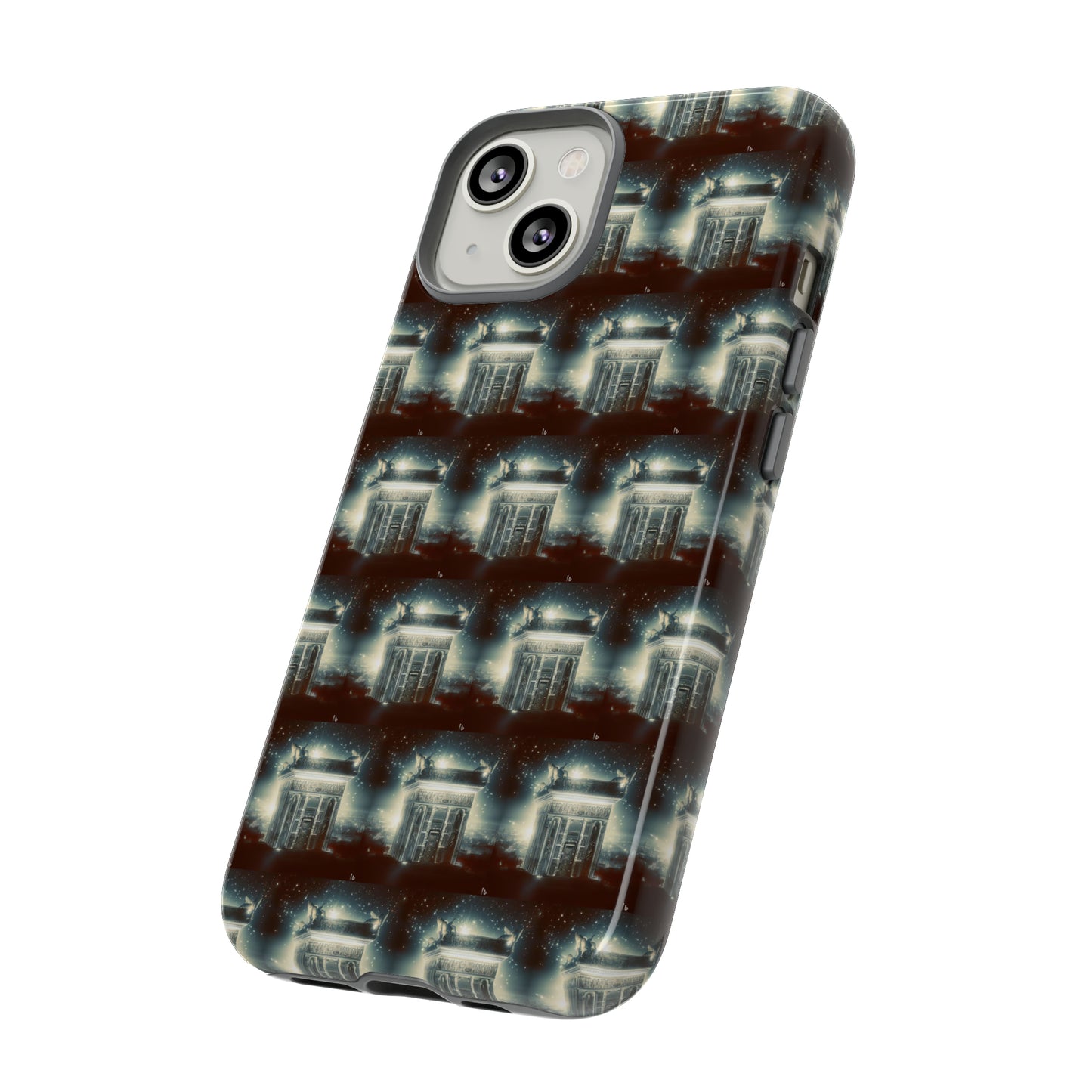 AImagination Collection iPhone Tough Cases - "The Temple" - The God Ball Originals by Chris Rabalais (2024)