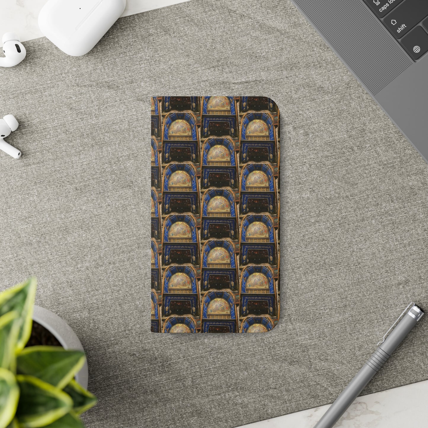 Holy Land Origins Apple iPhone Flip Cases - Church of the Nativity at Bethlehem - The God Ball Originals by Chris Rabalais (2024)