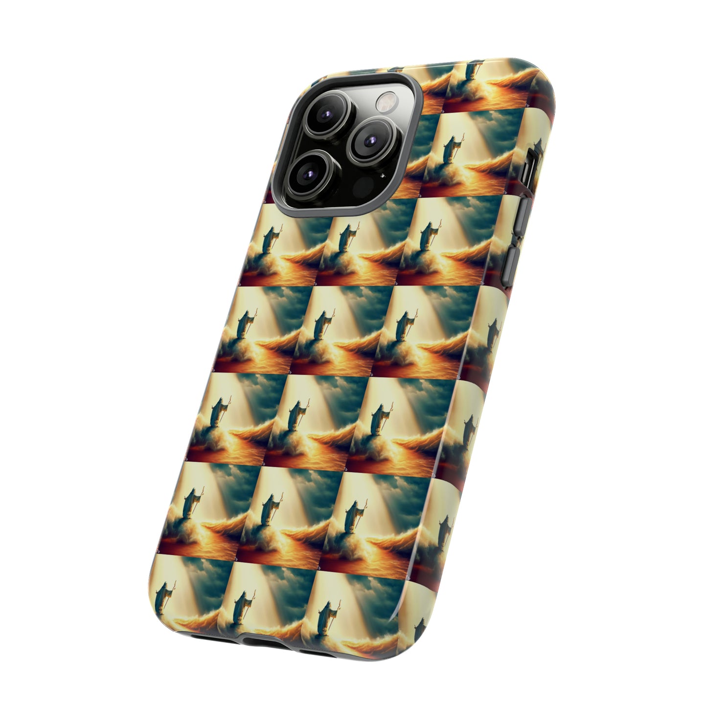 AImagination Collection iPhone Tough Case - "Parting the Sea" - The God Ball Originals by Chris Rabalais (2024)