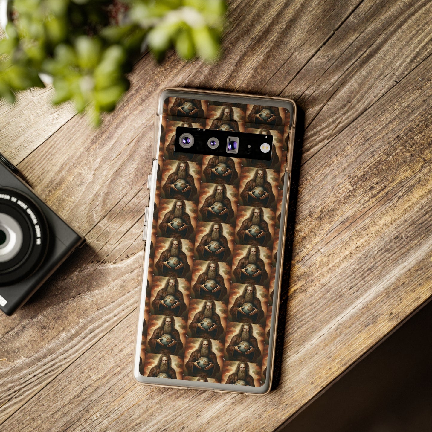 AImagination Collection Soft Phone Cases - "Yahweh's World" - The God Ball Originals by Chris Rabalais (2024)