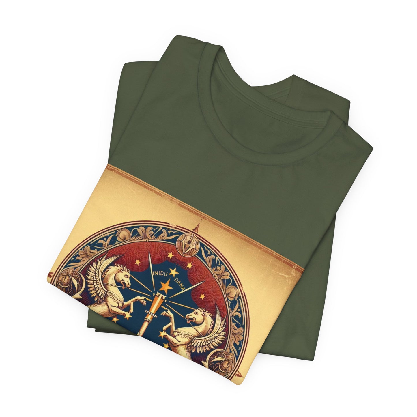 Indiana Vintage Christian Crusader - Unisex Jersey Tee - USA - 100% Charity Benefit - The God Vote Collection by Chris Rabalais