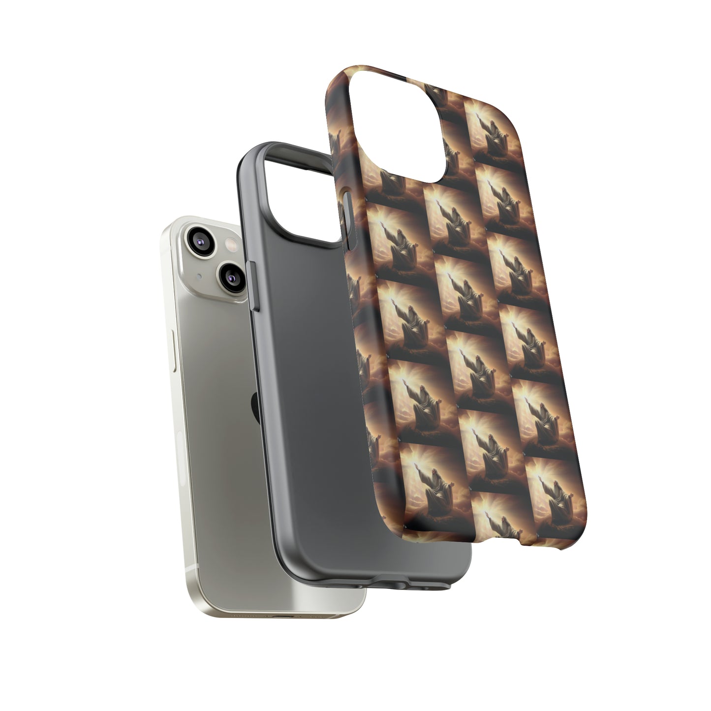 AImagination Collection iPhone Tough Case - "Let There Be Light" - The God Ball Originals by Chris Rabalais (2024)