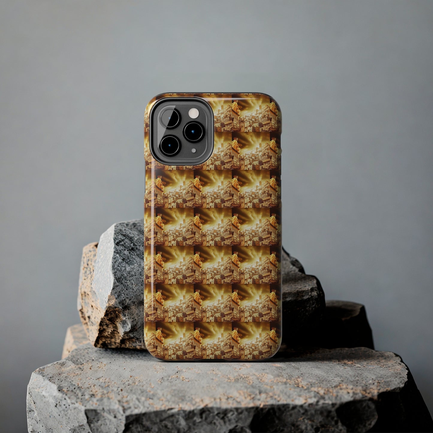 AImagination Collection Apple iPhone Tough Case - "The Golden Kingdom" - The God Ball Originals by Chris Rabalais