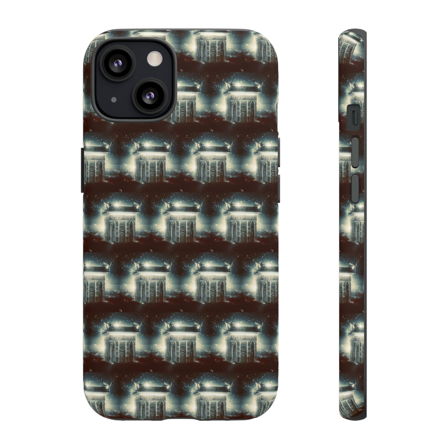 AImagination Collection iPhone Tough Cases - "The Temple" - The God Ball Originals by Chris Rabalais (2024)