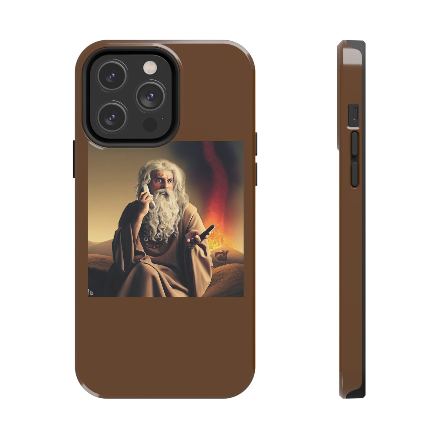 AImagination Collection iPhone Tough Case - "Warning Ignored" - The God Ball Originals by Chris Rabalais (2024)