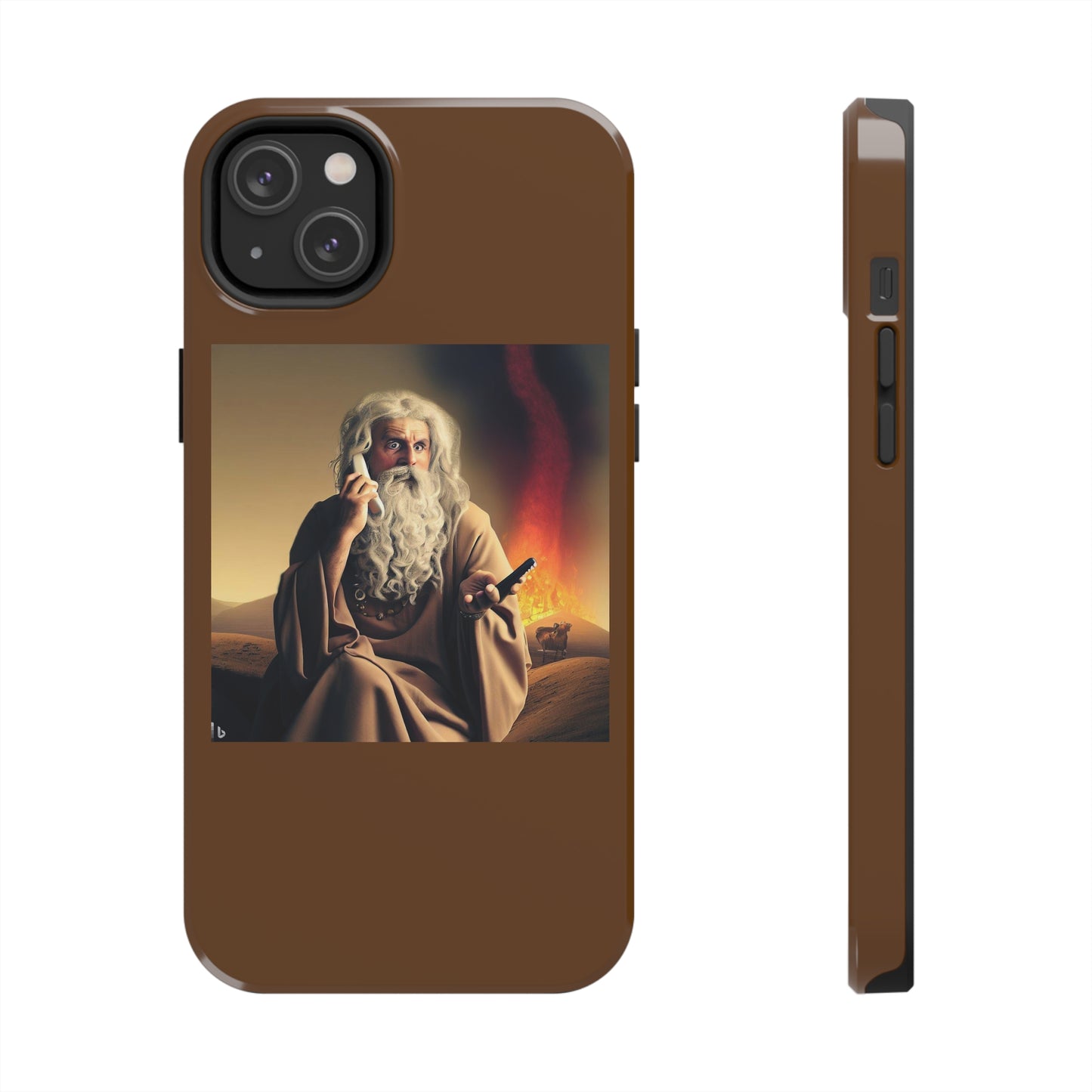 AImagination Collection iPhone Tough Case - "Warning Ignored" - The God Ball Originals by Chris Rabalais (2024)