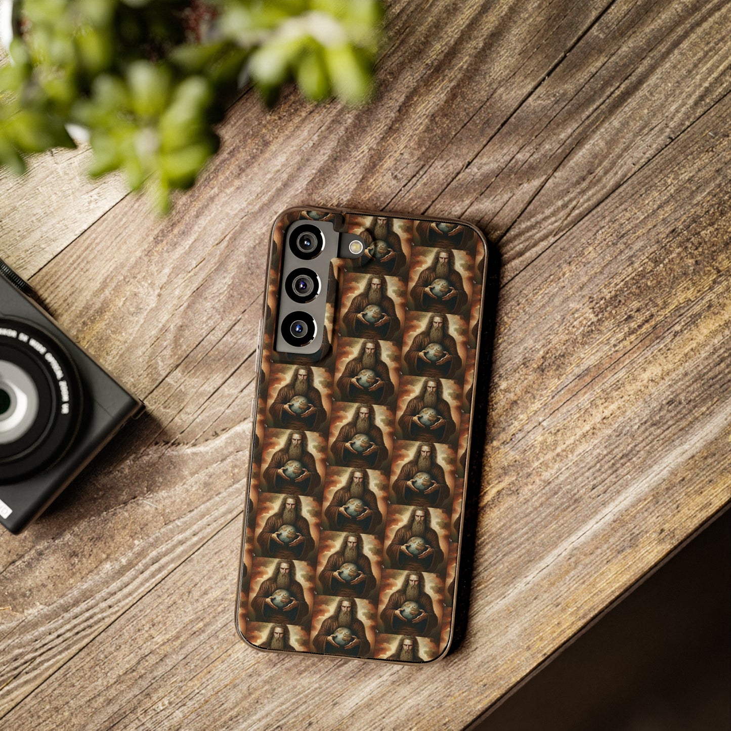 AImagination Collection Soft Phone Cases - "Yahweh's World" - The God Ball Originals by Chris Rabalais (2024)