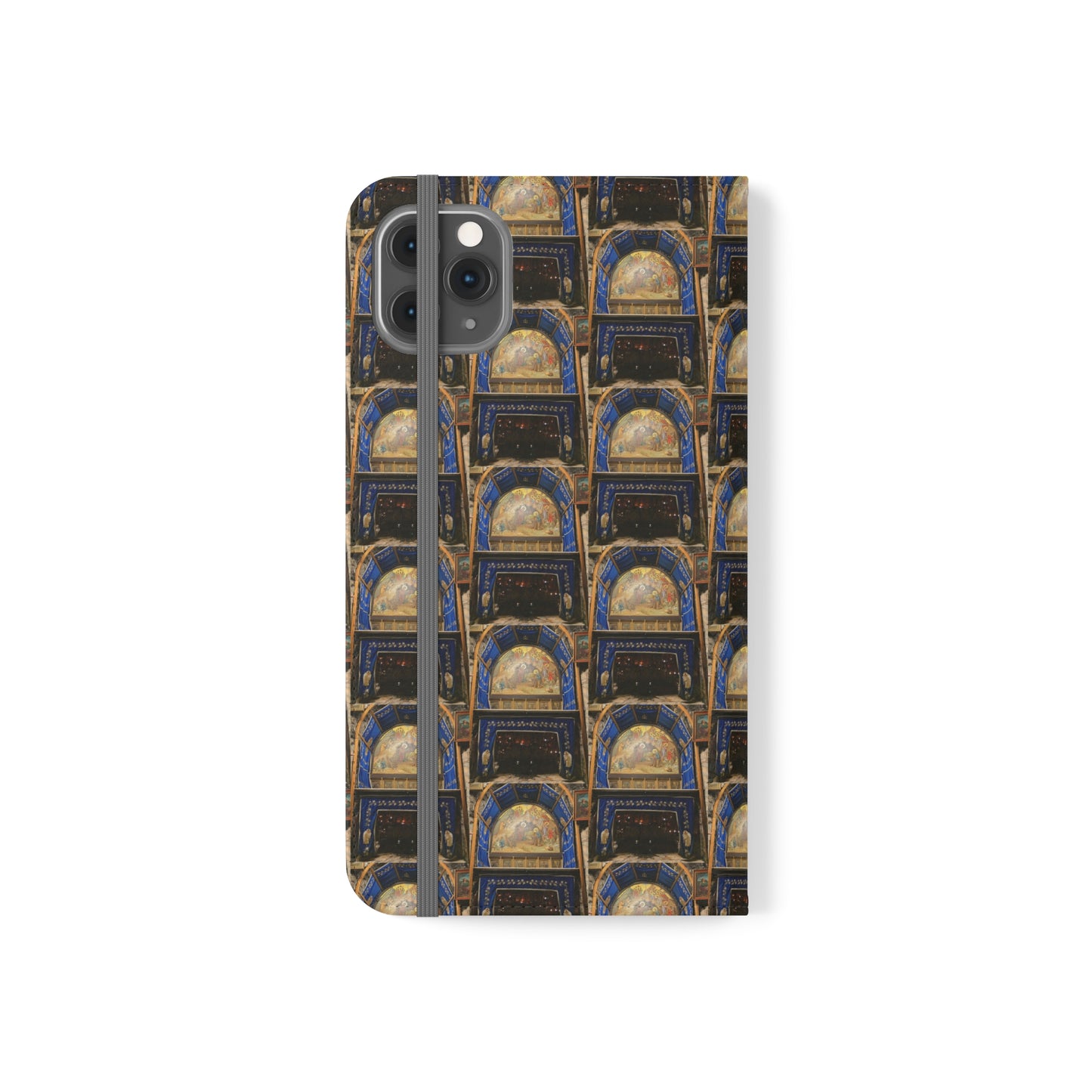 Holy Land Origins Apple iPhone Flip Cases - Church of the Nativity at Bethlehem - The God Ball Originals by Chris Rabalais (2024)