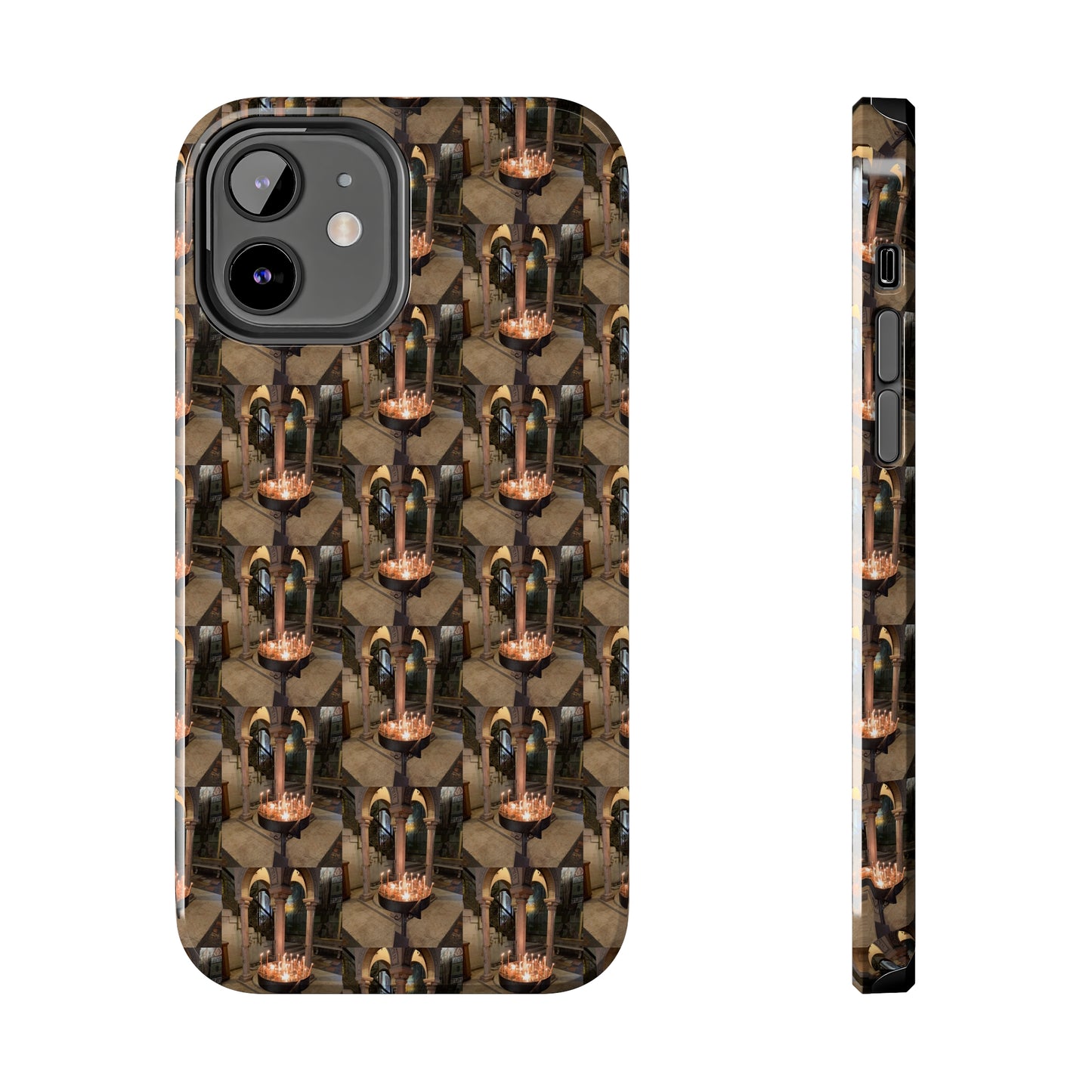 Holy Land Origins Apple iPhone Tough Case - Church of the Holy Sepulchre at Jerusalem - The God Ball Originals by Chris Rabalais (2024)