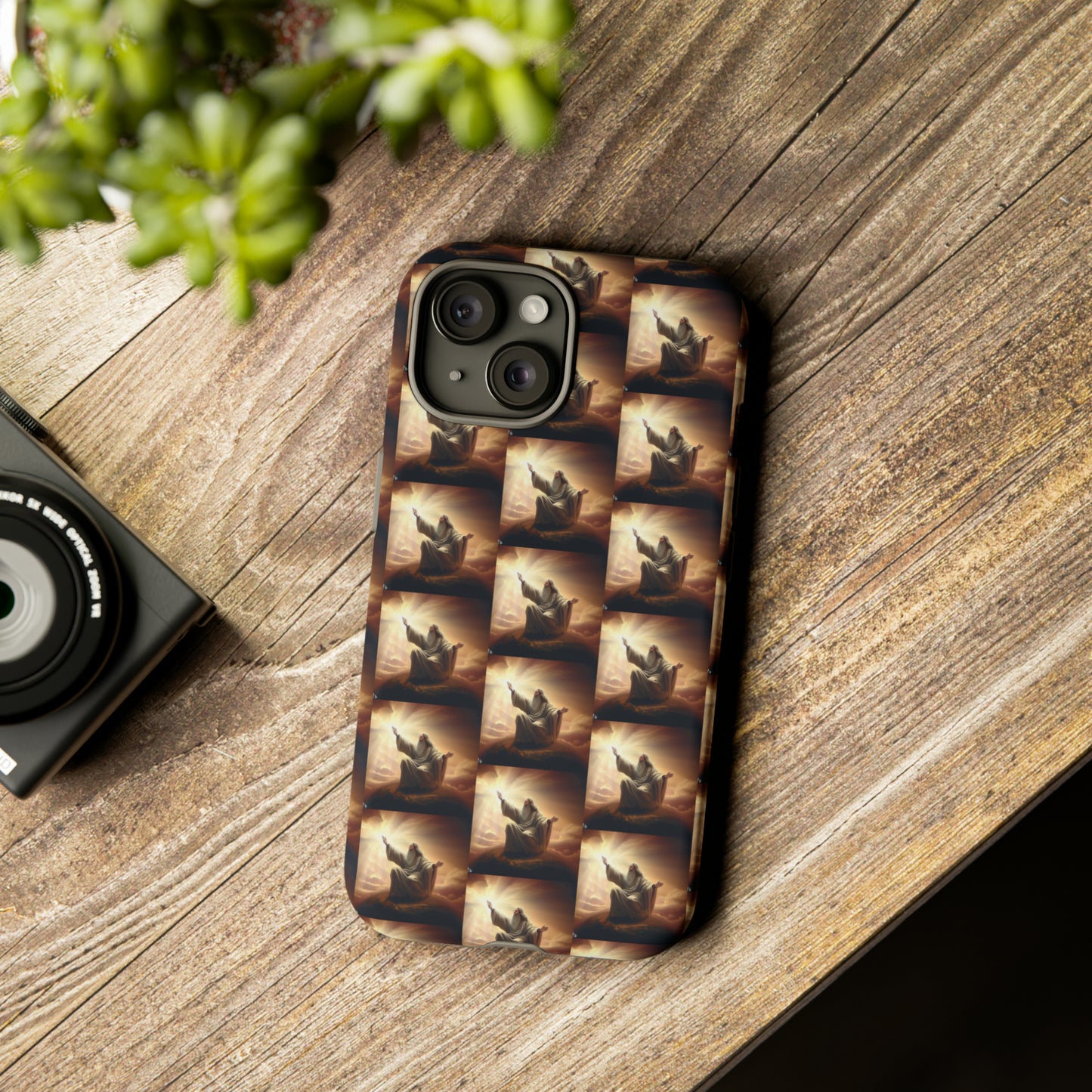 AImagination Collection iPhone Tough Case - "Let There Be Light" - The God Ball Originals by Chris Rabalais (2024)