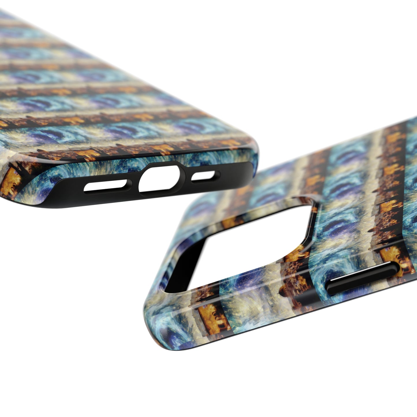 AImagination Collection iPhone Tough Case - "Starry Jerusalem" - The God Ball Originals by Chris Rabalais (2024)