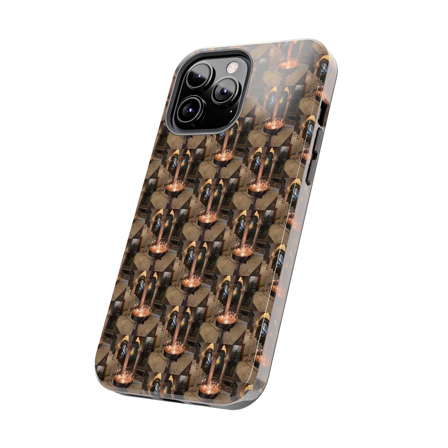 Holy Land Origins Apple iPhone Tough Case - Church of the Holy Sepulchre at Jerusalem - The God Ball Originals by Chris Rabalais (2024)