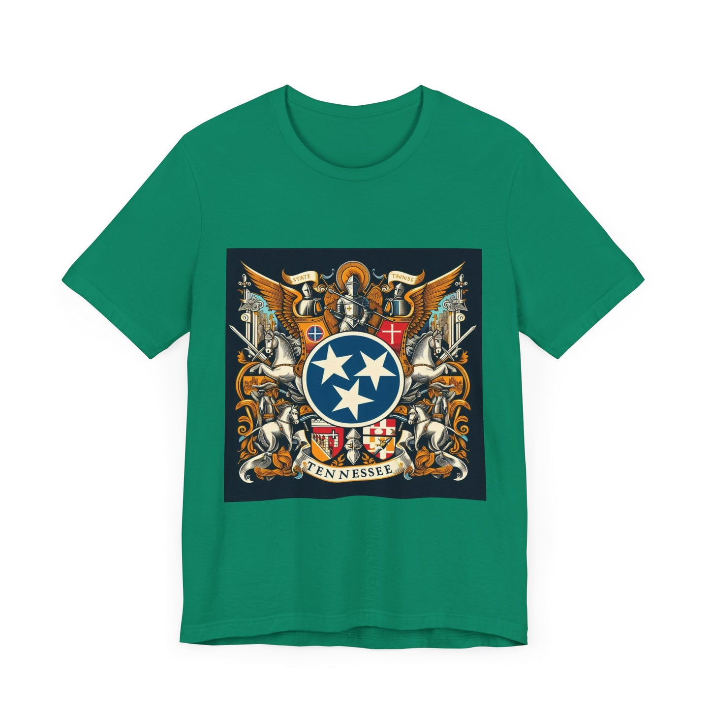 Tennessee Vintage Christian Crusader - Unisex Jersey Tee - USA - 100% Charity Benefit - The God Vote Collection by Chris Rabalais