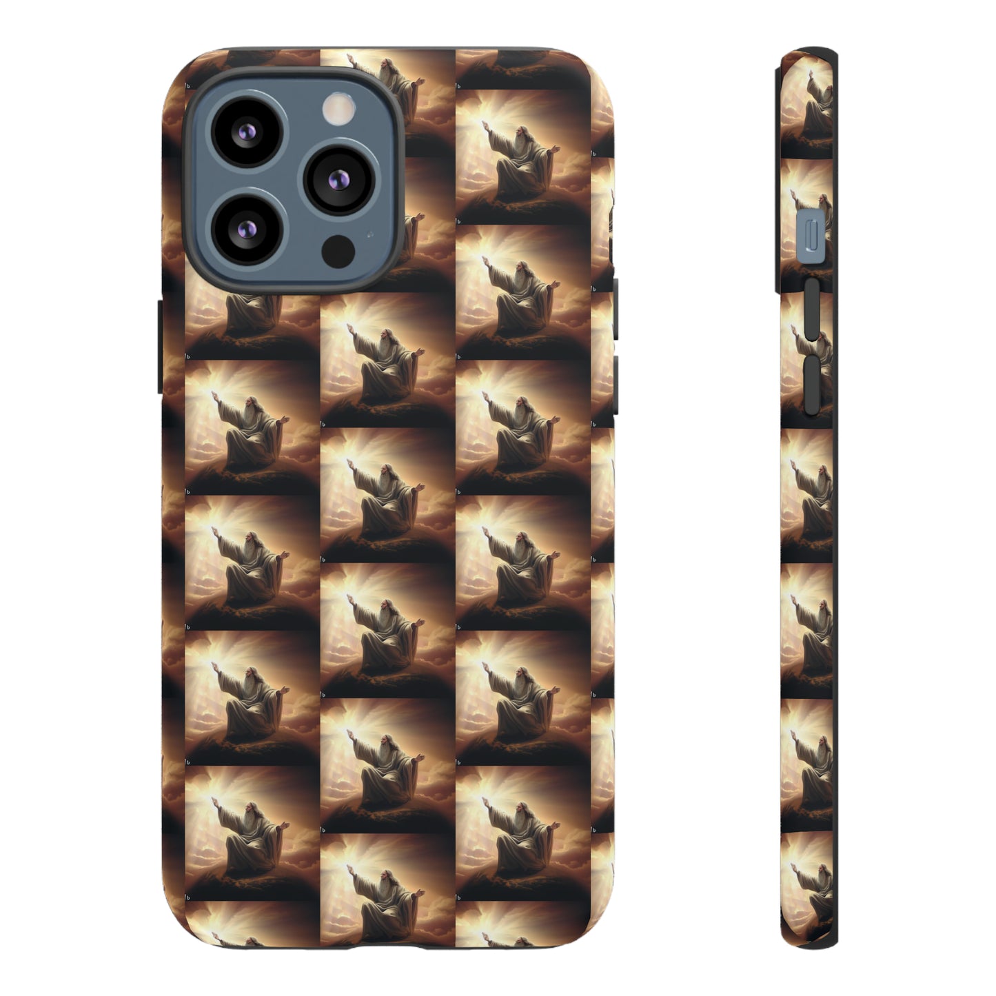 AImagination Collection iPhone Tough Case - "Let There Be Light" - The God Ball Originals by Chris Rabalais (2024)