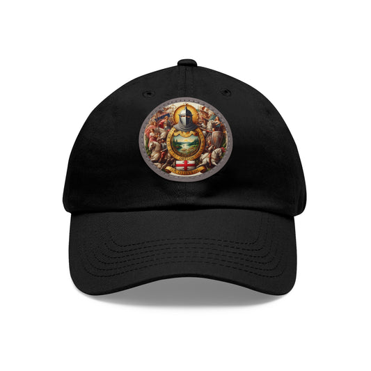 Oregon Vintage Christian Crusader Campaign Hat - Chino Twill Leather Logo - 100% Charity - The God Vote Collection by Chris Rabalais