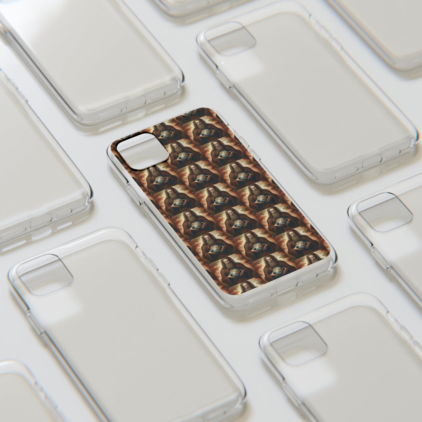 AImagination Collection Soft Phone Cases - "Yahweh's World" - The God Ball Originals by Chris Rabalais (2024)