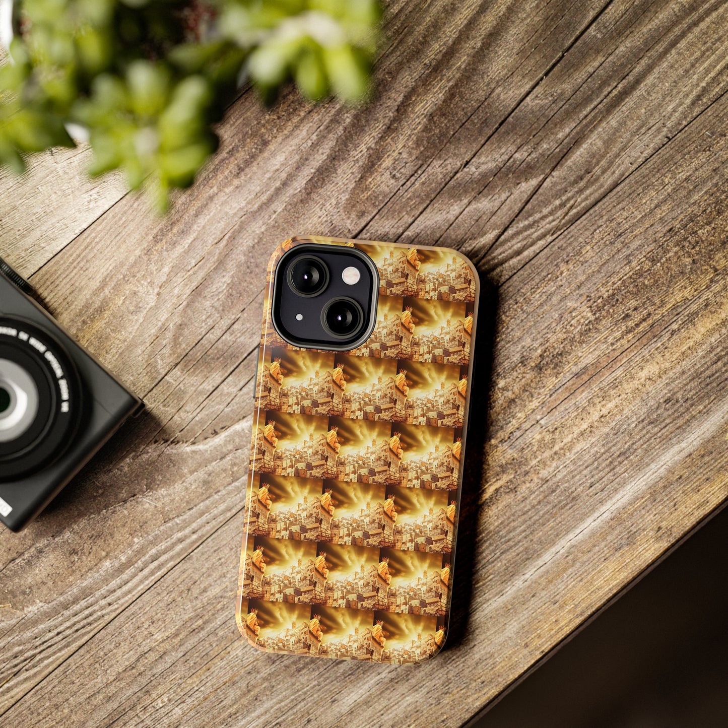 AImagination Collection Apple iPhone Tough Case - "The Golden Kingdom" - The God Ball Originals by Chris Rabalais