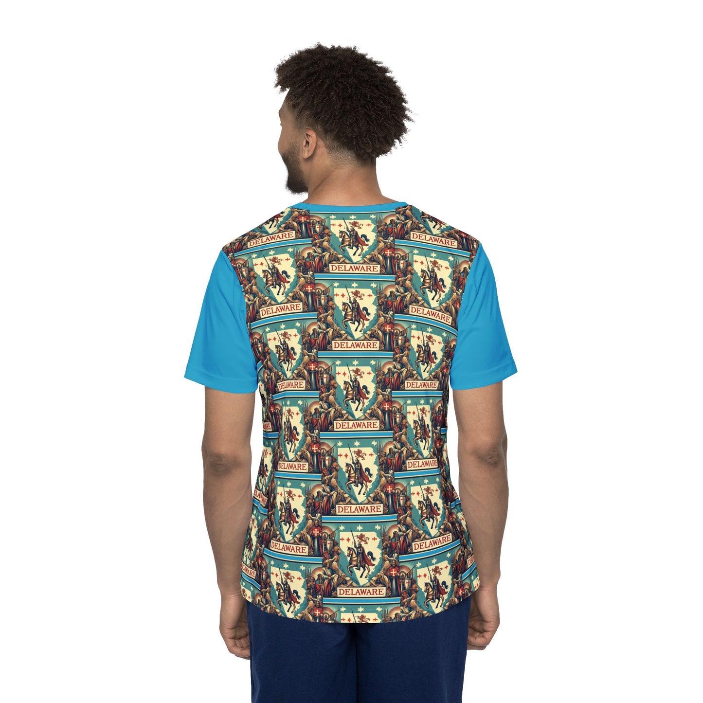 Delaware Vintage Christian Crusader - Premium Sports Jersey - USA - 100% Charity Benefit - The God Vote Collection by Chris Rabalais