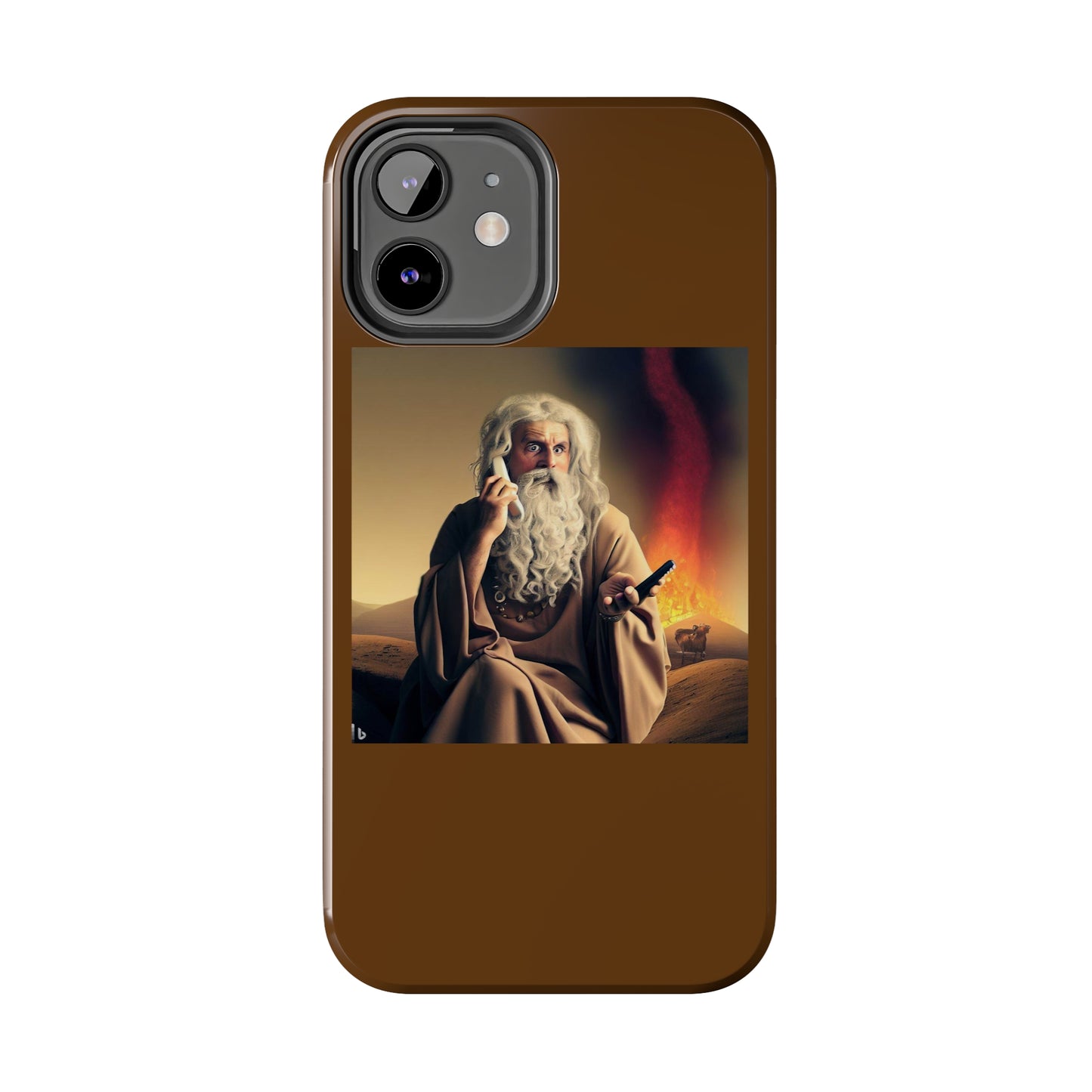 AImagination Collection iPhone Tough Case - "Warning Ignored" - The God Ball Originals by Chris Rabalais (2024)