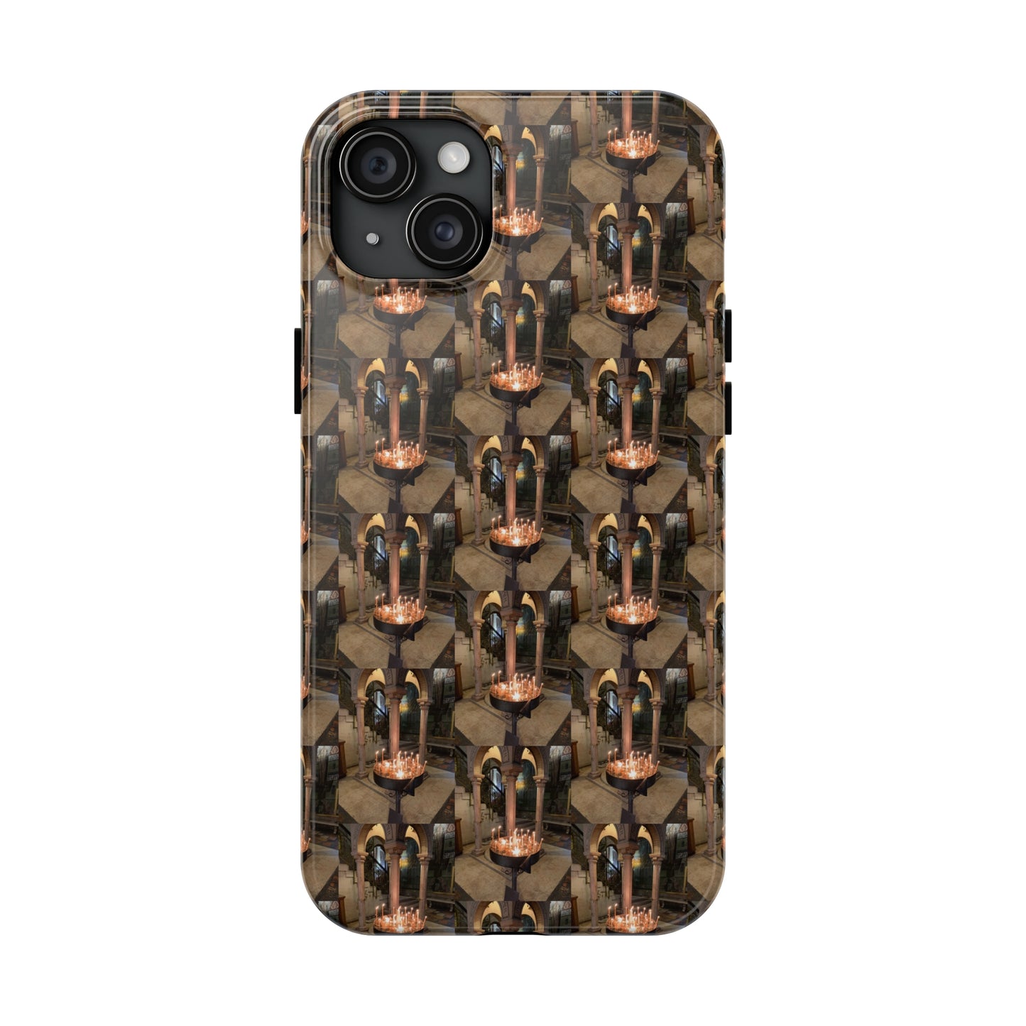 Holy Land Origins Apple iPhone Tough Case - Church of the Holy Sepulchre at Jerusalem - The God Ball Originals by Chris Rabalais (2024)