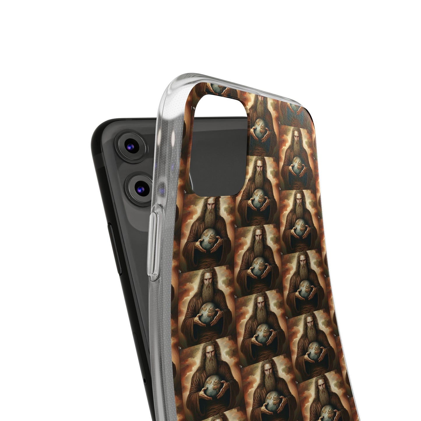 AImagination Collection Soft Phone Cases - "Yahweh's World" - The God Ball Originals by Chris Rabalais (2024)