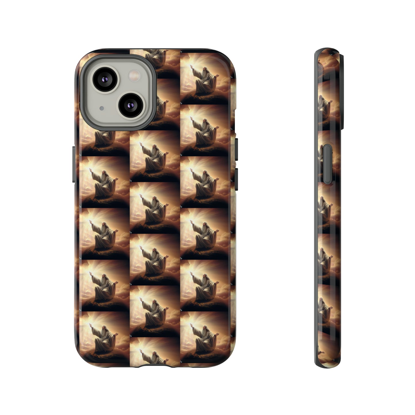 AImagination Collection iPhone Tough Case - "Let There Be Light" - The God Ball Originals by Chris Rabalais (2024)