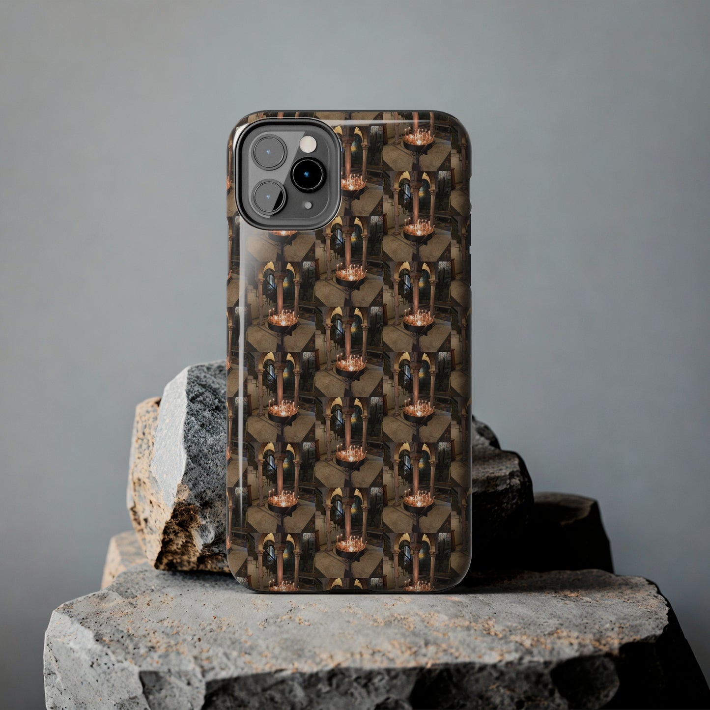 Holy Land Origins Apple iPhone Tough Case - Church of the Holy Sepulchre at Jerusalem - The God Ball Originals by Chris Rabalais (2024)