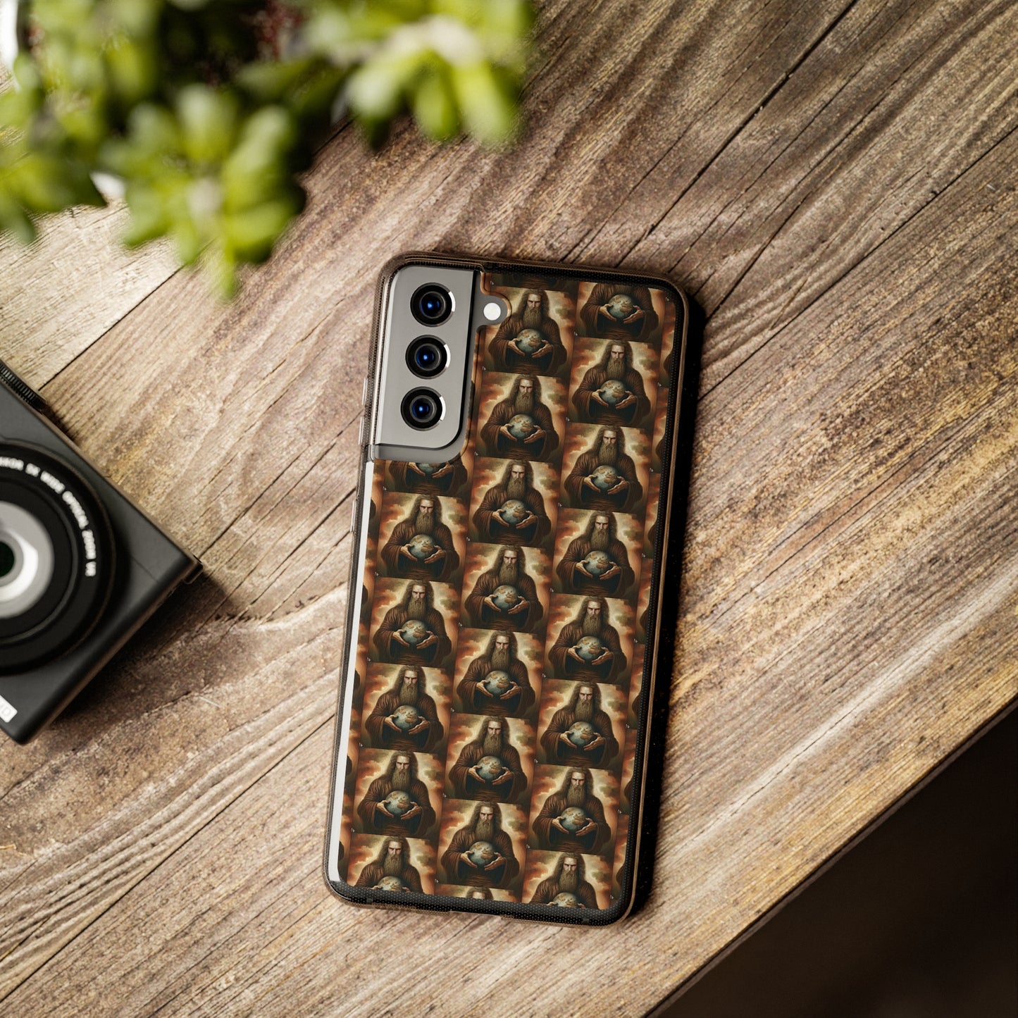 AImagination Collection Soft Phone Cases - "Yahweh's World" - The God Ball Originals by Chris Rabalais (2024)