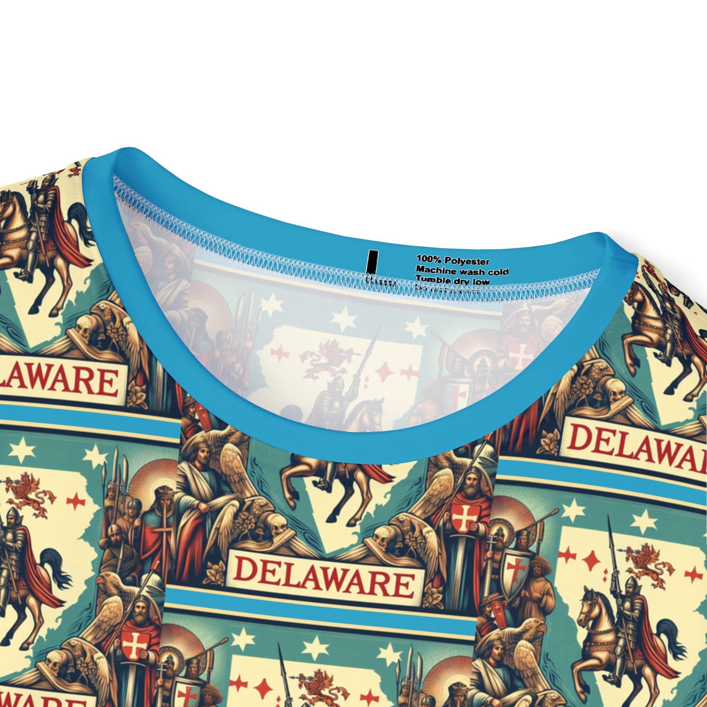 Delaware Vintage Christian Crusader - Premium Sports Jersey - USA - 100% Charity Benefit - The God Vote Collection by Chris Rabalais