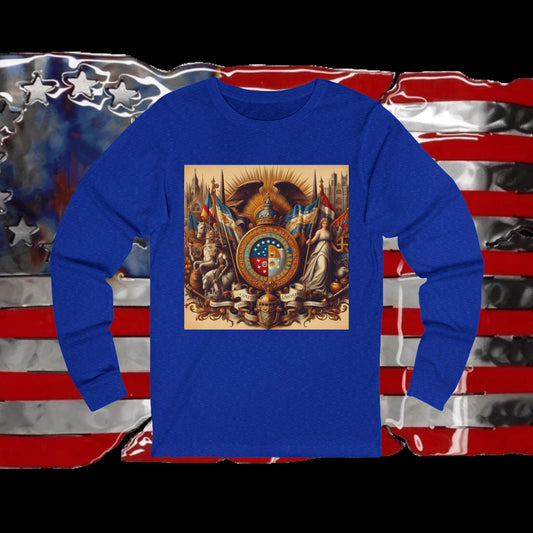 Missouri Vintage Christian Crusader - Premium Unisex Long Sleeve Jersey Tee - 100% Charity - The God Vote Collection by Chris Rabalais