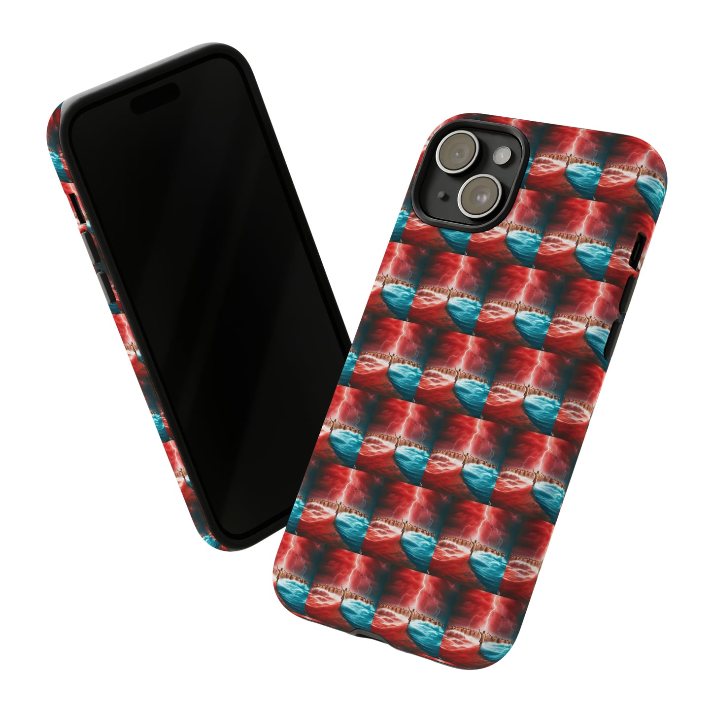 AImagination Collection iPhone Tough Case - "Standing in the Gap" - The God Ball Originals by Chris Rabalais (2024)
