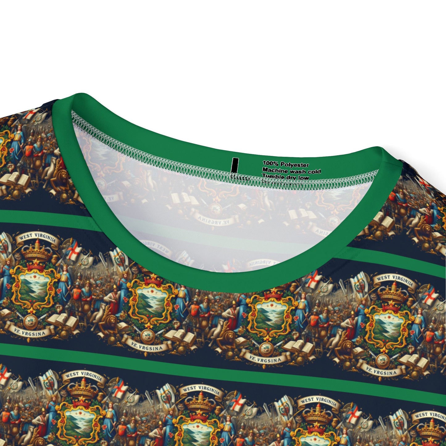 West Virginia Vintage Christian Crusader - Premium Sports Jersey - USA - 100% Charity Benefit - The God Vote Collection by Chris Rabalais