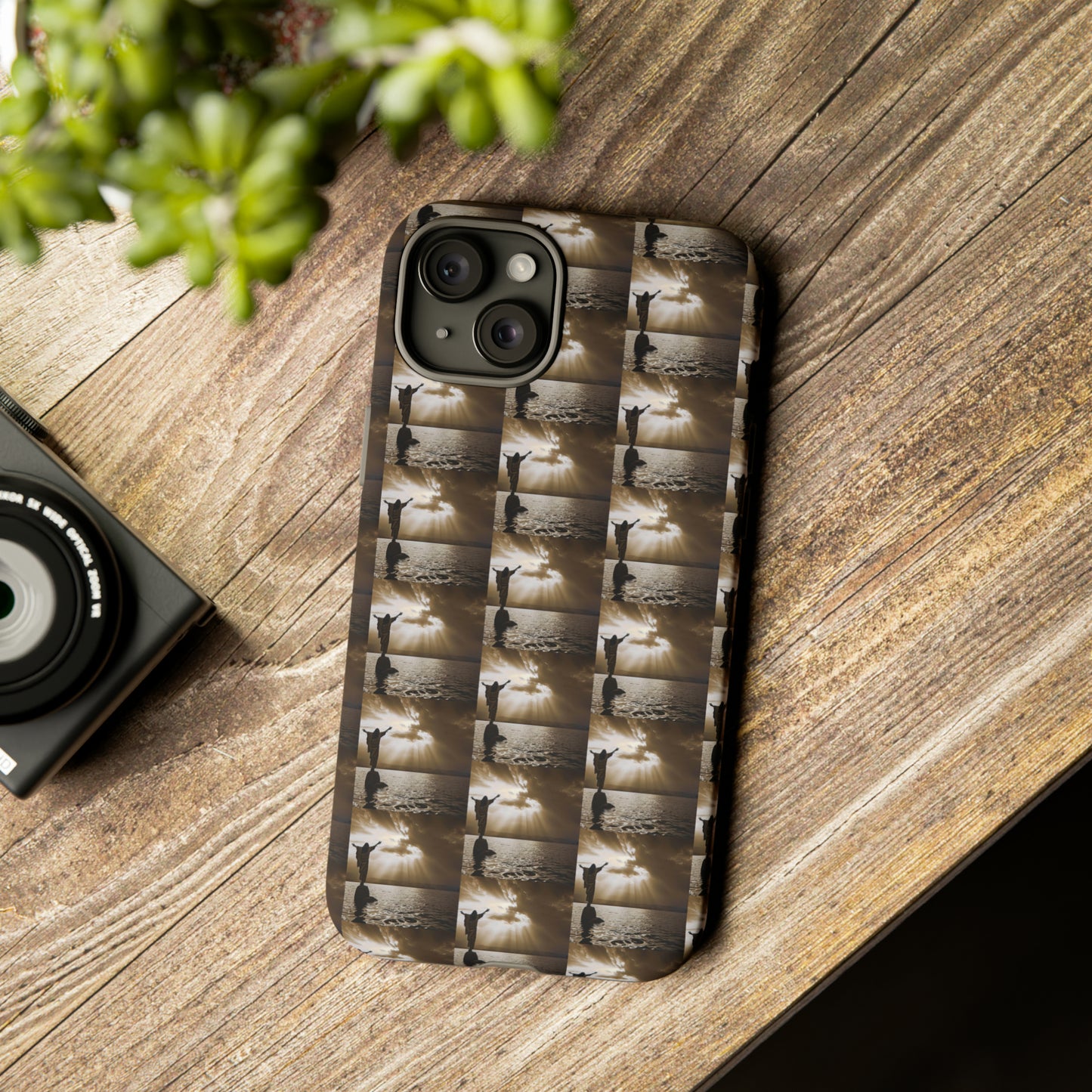 AImagination Collection iPhone Tough Case - "Here I Am" - The God Ball Originals by Chris Rabalais (2024)