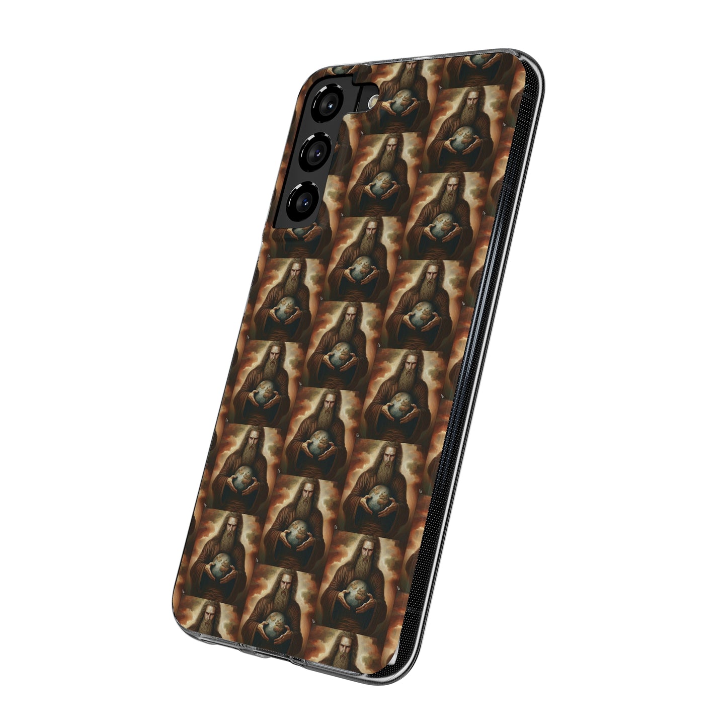 AImagination Collection Soft Phone Cases - "Yahweh's World" - The God Ball Originals by Chris Rabalais (2024)