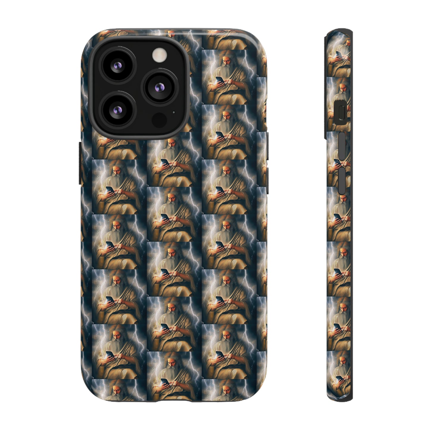 AImagination Collection iPhone Tough Cases - "The Watchman" - The God Ball Originals by Chris Rabalais (2024)