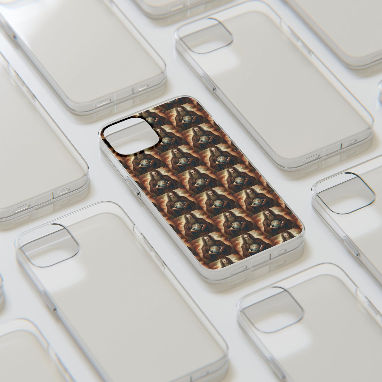 AImagination Collection Soft Phone Cases - "Yahweh's World" - The God Ball Originals by Chris Rabalais (2024)
