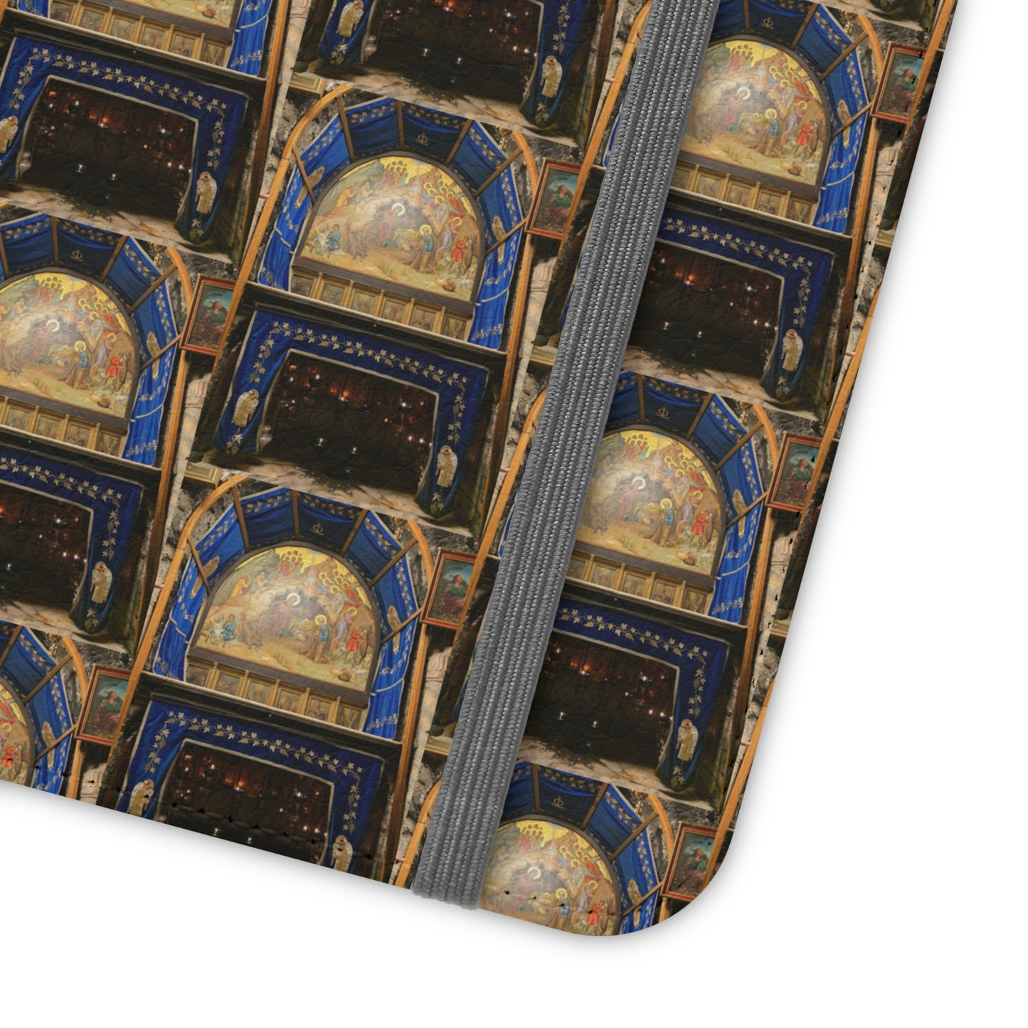 Holy Land Origins Apple iPhone Flip Cases - Church of the Nativity at Bethlehem - The God Ball Originals by Chris Rabalais (2024)