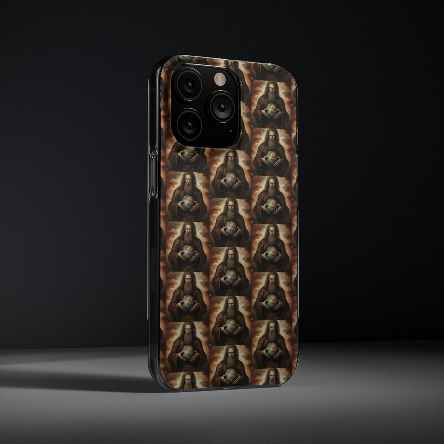 AImagination Collection Soft Phone Cases - "Yahweh's World" - The God Ball Originals by Chris Rabalais (2024)