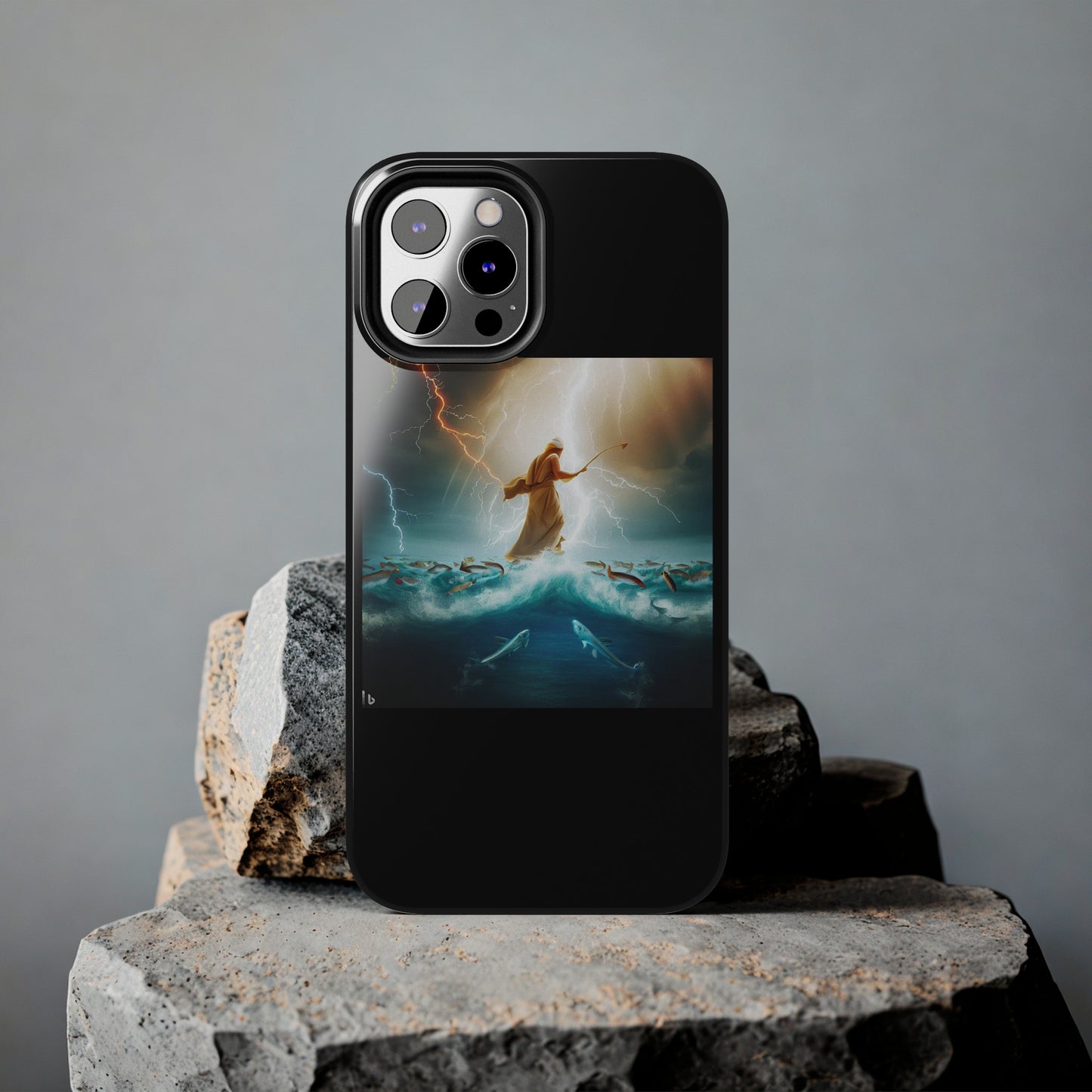AImagination Collection iPhone Tough Case - "Fishing" - The God Ball Originals by Chris Rabalais (2024)